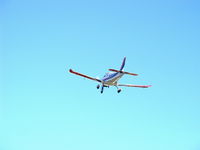N110AM @ SZP - 1996 Moravan Zlin Z242L fully aerobatic, Lycoming AEIO-360-B 200 Hp, takeoff climb Rwy 04 - by Doug Robertson
