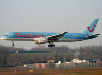 G-BYAK @ LFBO - Landing rwy 14R - by Shunn311