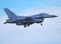 87-0246 @ KBKF - On final Lockheed Martin F-16C Falcon 120th Fighter Squadron at Buckley AFB, CO - by Bluedharma