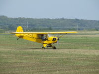 N88574 @ K81 - Piper Cub Miami Co airport days Sept 7, 2007 - by hrench