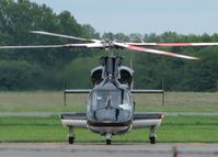 XC-VER @ DTN - Starting up at the Downtown Shreveport airport. A real nice looking mexican helicopter.