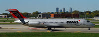 N916RW @ KMSP - Taxi to gate