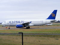 5B-DBB @ EGCC - Cyprus Airways - by chris hall