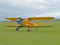 G-BRVE @ EGSU - Beech GB-2 Traveller/Duxford Flying Legends show - by Ian Woodcock