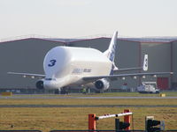 F-GSTC @ EGNR - Airbus Transport International - by Chris Hall
