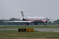 N405A @ ORF - Slowing her down for the taxi turnoff - by Paul Perry