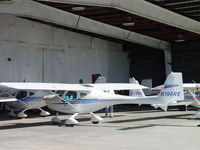 N196RE @ CCB - Misc Remos Aircraft parked in maint hangar at Cable - by Helicopterfriend
