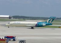 N974AT @ KMCO - AirTran 717 taxiing from the gate at Orlando. - by paulp