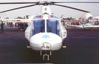 N1VQ @ EGLF - Agusta A.109MAX at Farnborough International 1990 - by Ingo Warnecke