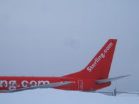 N280AG @ CYYR - Sterling.Com B-737-700  Was parked at Irving Aviation FBO Goose Airport NL. Jan22/09