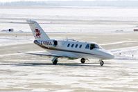 N28QA @ CID - Taxiing off Alpha 4 on the way to Landmark Aviation