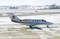 N28QA @ CID - Taxiing by my window on the way to Landmark Aviation
