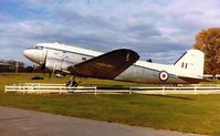 KP208 - RAF DAKOTA on display at Aldershot Barracks - by moxy