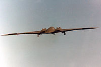 88-0328 - B-2 Spirit at LTV Dallas (former Dallas Naval Airstation) for employee appreciation party.