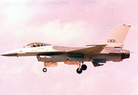 82-0931 @ NFW - USAF F-16A landing at Carswell AFB - by Zane Adams
