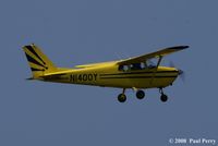 N1400Y @ HWY - Another bright Cessna.  I like the starry tail, nice touch - by Paul Perry