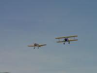 N4432Q @ CCB - Making a formation pass with a 1941 Ryan Aeronautical ST3KR at Cable Air Show