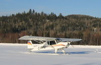 C-IFPM @ CYES - Edmundston Airport - winter - by Luc