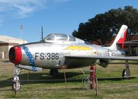 51-1386 @ BAD - F-84F Thunderstreak on display at the 8th Air Force Museum at Barksdale Air Force Base, Louisiana. - by paulp