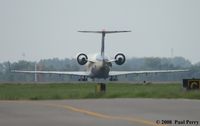 N528CA @ ORF - Taxiing showing off her six - by Paul Perry