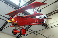 425-17 @ BRUSSEL - Replica of the Red Baron Fokker DR.1 in the Legermuseum in Brussels. - by Joop de Groot