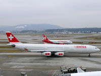 HB-JMJ @ LSZH - Airbus A340-313 HB-JMJ Swiss - by Alex Smit