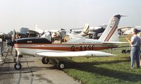 G-AXSF @ EGLF - Nash Petrel at Farnborough International 1982