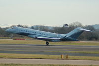 G-EXRS @ EGCC - Bombardier  - OCS - Taking Off  (Previous N974TS) - by David Burrell