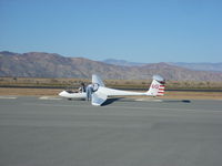 N786G @ L71 - Before take off from a taxi way in California City