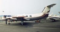 N4117V @ EDDV - Piper PA-41-720 Cheyenne IIIA at the ILA 1984, Hannover - by Ingo Warnecke