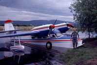 N403E @ AK - Al Wright's Fish Camp Minto Lakes Alaska 1982 - by David Fagre
