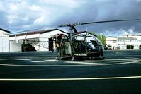 2028 @ LFAD - This Alouette II is now preserved as gate guard at Compiègne.