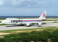 LX-FCV @ TNCC - Cargolux @ CUR - by John van den Berg - C.A.C