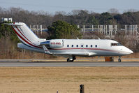 N154NS @ ORF - Norfolk Southern Canadair Challeger starting takeoff roll on RWY 23.