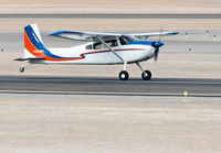 N422RT @ VGT - Cessna 180 Skywagon - by Geoff Smith