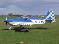 G-JFRV @ EGSM - Colourful Visitor - by keith sowter