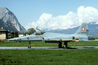 J-3058 @ LSMJ - My first trip to a Swiss refresher course produced lots of Hunters and Tigers. With no fences surrounding the airfield it was a photograhers paradise!