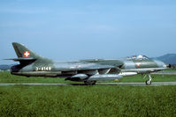 J-4149 @ LSME - This classic jet fighter was still flying in large numbers. We saw over 60 different air frames during our stay in 1989. - by Joop de Groot