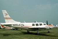 N86AT @ RDG - In 1977 this was known as a Ted Smith Aerostar 601P and as such was seen at the 1977 Reading Airshow. - by Peter Nicholson