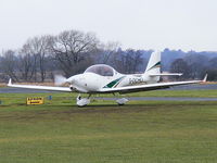 G-DCHO @ EGCV - taxiing on to the apron at Sleap - by chris hall