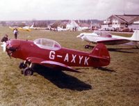 G-AXYK @ EGSG - Taken at a well attended PFA fly-in at Stapleford in 1977 - by GeoffW
