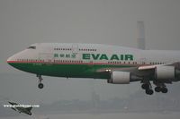 B-16409 @ VHHH - EVA Air approaching 25R