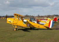 G-BPHR @ EGLM - GREAT LOOKING AUSTRALIAN BUILT TIGER MOTH PARKED IN FRONT OF CLUB HOUSE - by BIKE PILOT