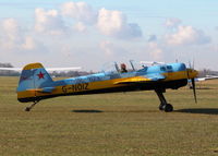 G-NOIZ @ EGLM - COLORFUL YAK TAXYING TOWARDS THE FUEL PUMPS - by BIKE PILOT