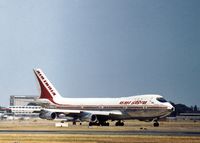 VT-EBD @ LHR - Air India operated this Boeing 747 named Emperor Ashoka from London Heathrow in the Summer of 1976.  The aircraft was written off 01-01-78 on crashing into the sea after take-off from Bombay to Dubai. - by Peter Nicholson