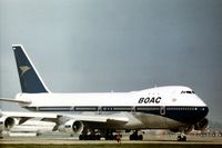 G-AWNB @ LHR - BOAC flight departing London Heathrow in the Spring of 1973. - by Peter Nicholson