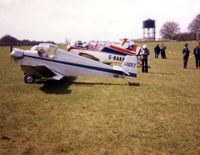 G-BGFJ @ EGHP - Jodel D.9 G-BGFJ attending the 1983 Jodel fly-in at Popham - by GeoffW