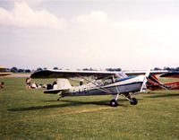 G-AJEI @ EGTC - Auster J/1N Alpha G-AJEI attending the 1983 PFA Rally at Cranfield - by GeoffW