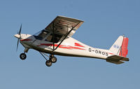 G-OROS @ EGKH - Microlite climbs away from Headcorn - by Martin Browne