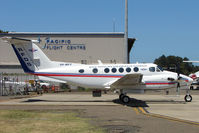 VH-MVY @ YSSY - Flying Doctor Services Beech 200 at Sydney - by Terry Fletcher